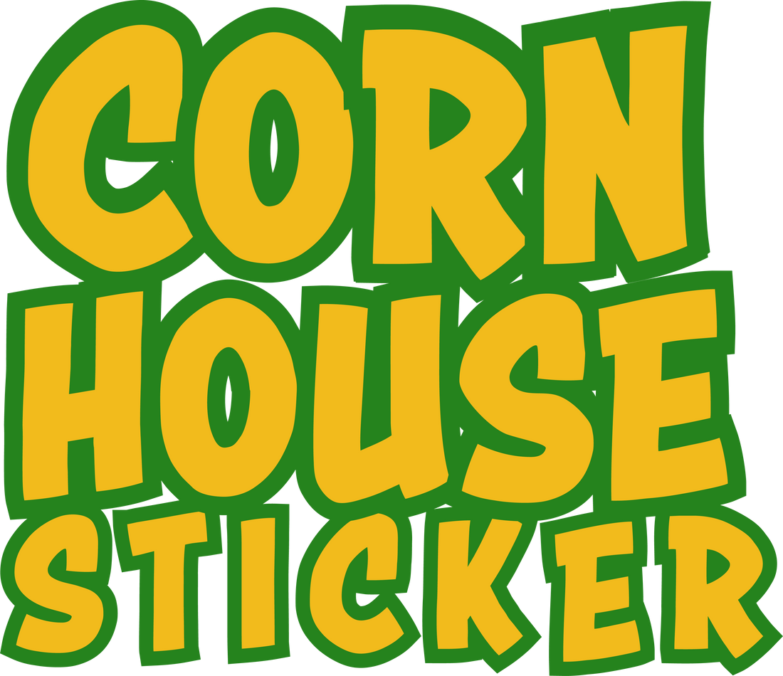 Welcome to Cornhouse sticker!
