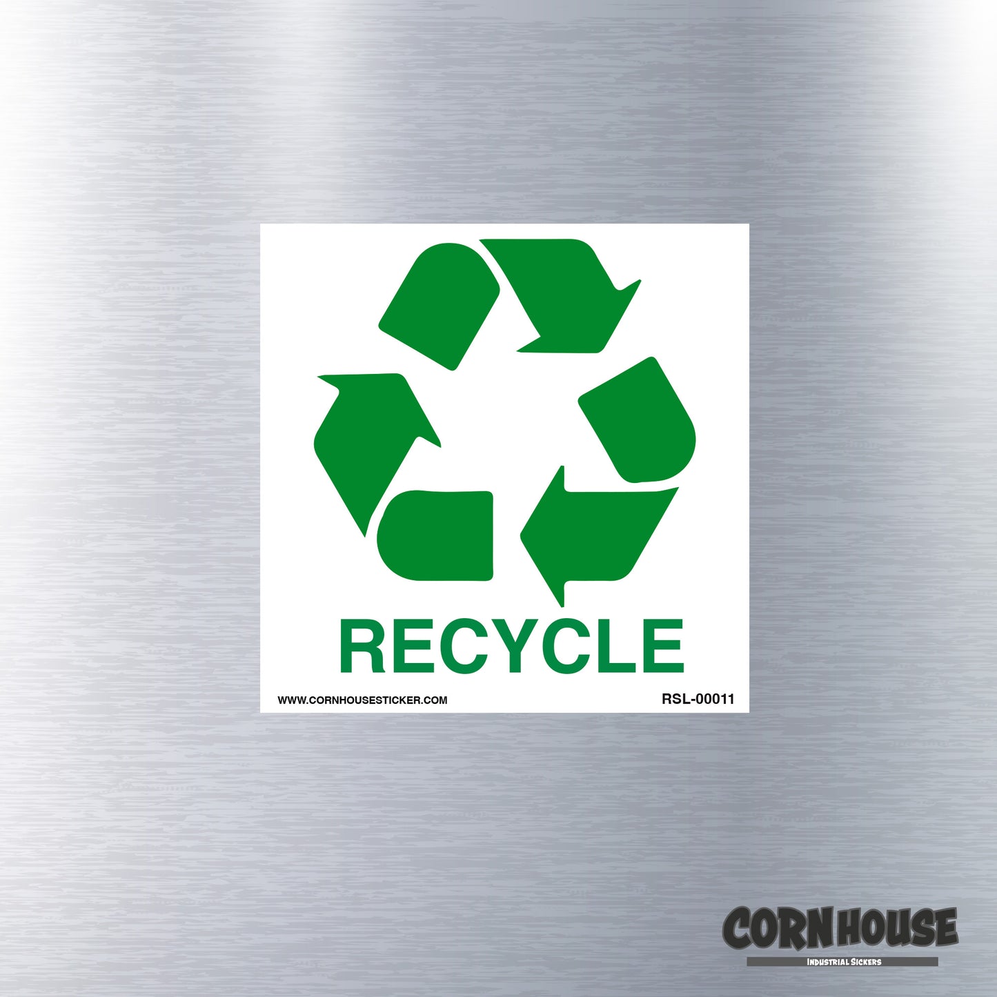 Recycle sticker decal