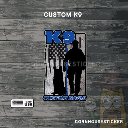 K9 Custom sticker (2 count) | K9 handler