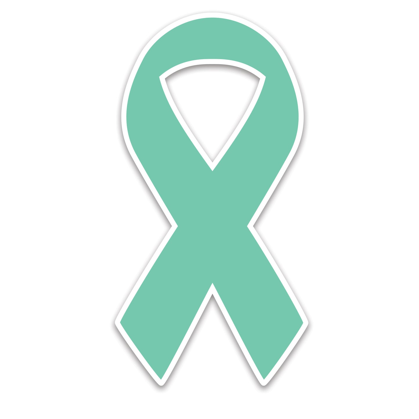 Ovarian Cancer Ribbon stickers
