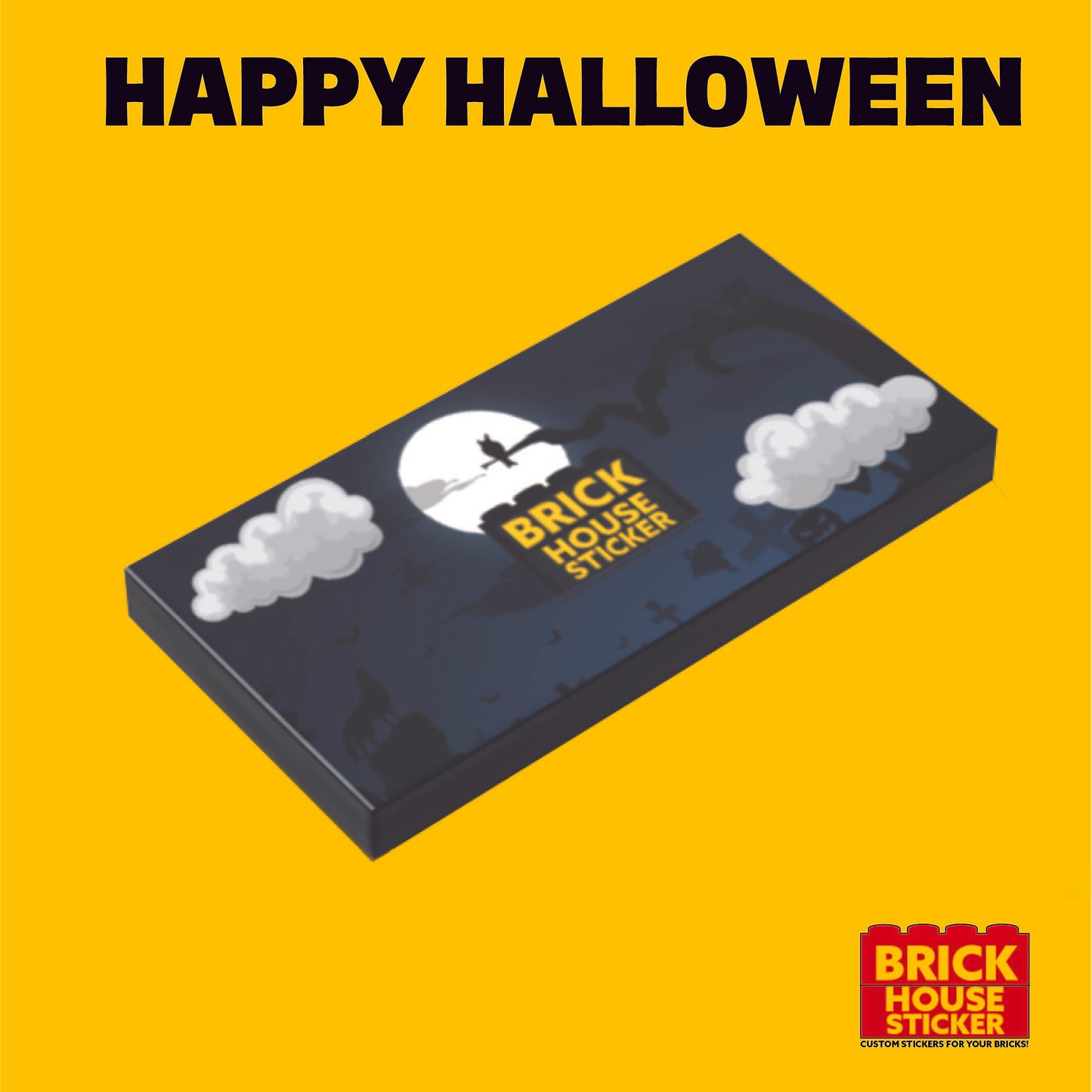 Happy Halloween Free sticker with selected purchase !