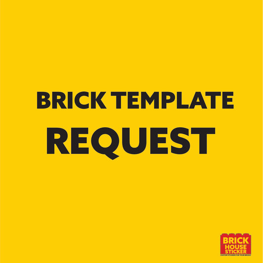 Custom sticker template for your bricks
