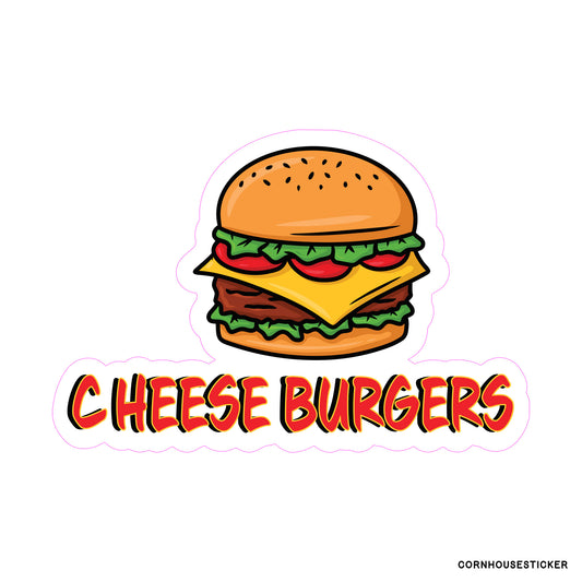 Cheese Burgers- vinyl graphic