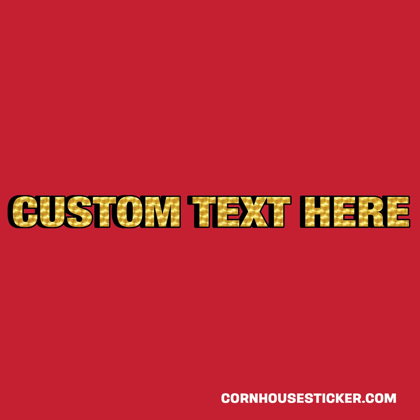 Custom text  fire truck printed lettering