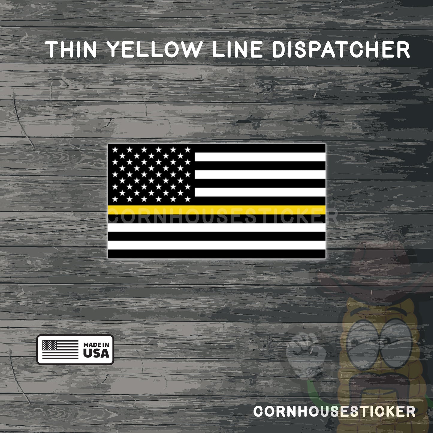 Thin Yellow Line | Dispatcher Sticker