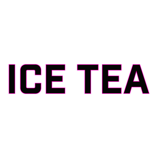 Ice Tea vinyl graphic