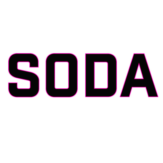 SODA vinyl graphic