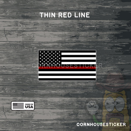 Thin Red Line | Firefighter stickers